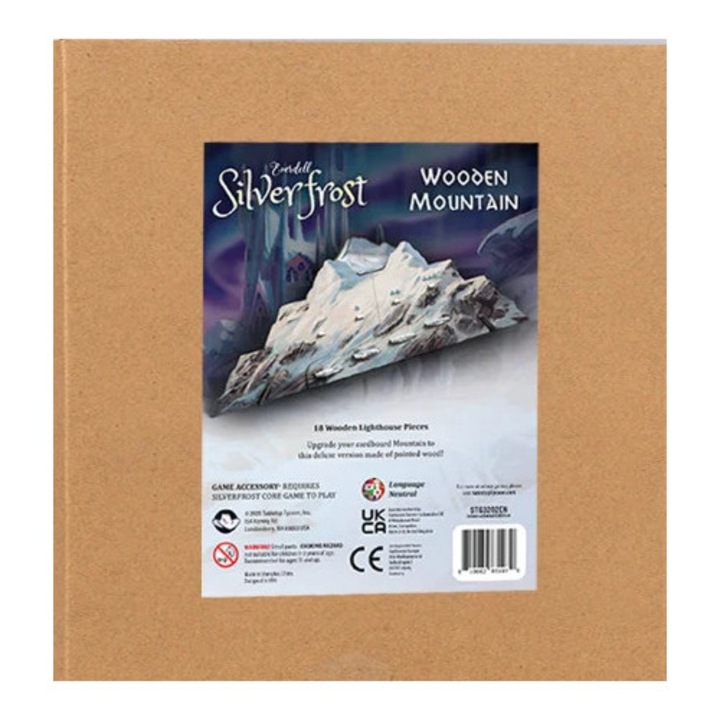 Everdell Silverfrost, Upgrade din lemn, Mountain deluxe, multicolor, pentru familie