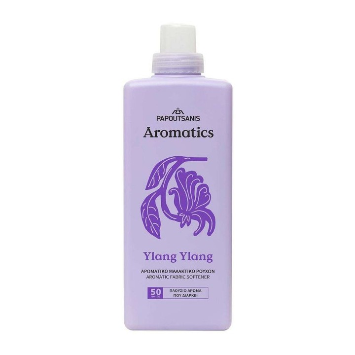 Papoutsanis Ylang Ylang folyékony öblítő, 1l, koncentrált, hosszan tartó illat