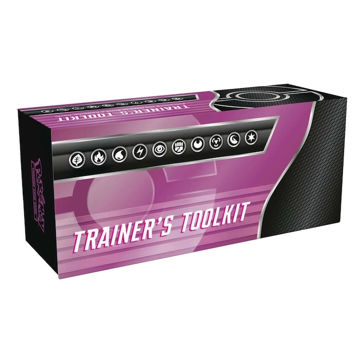 Комплект настолни игри Pokémon, Инструментариум за треньори 2025, 50+ основни карти, 100+ енергийни карти, многоцветен