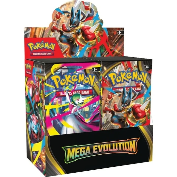 Pokemon TCG Mega Evolution Booster Display Box, 36 pachete, colectie completa