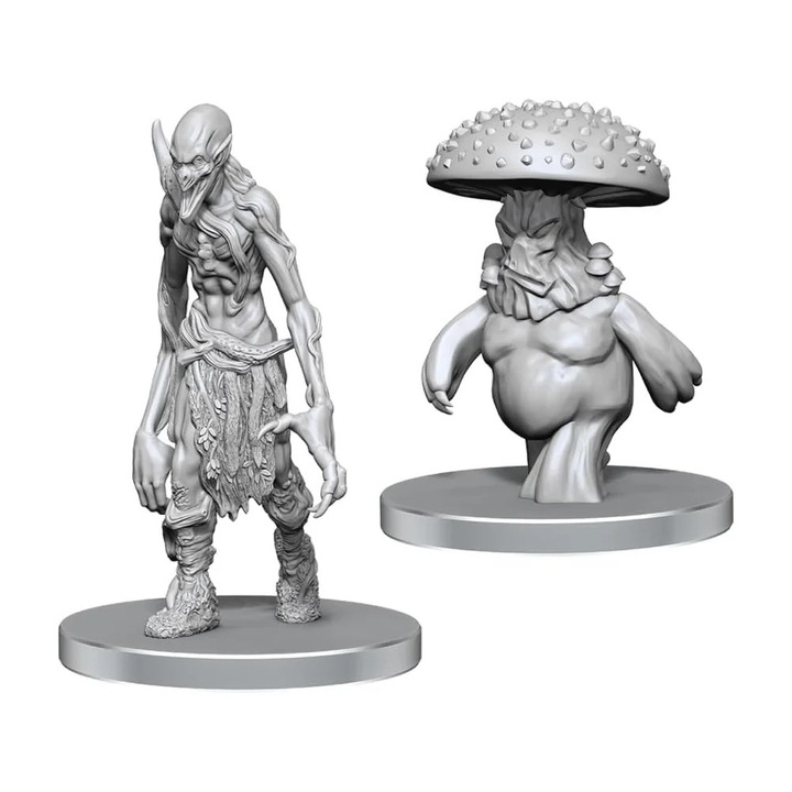 Set miniaturi nepictate, WizKids, Pathfinder Battles Deep Cuts, Myceloid & Grimstalker, 35mm