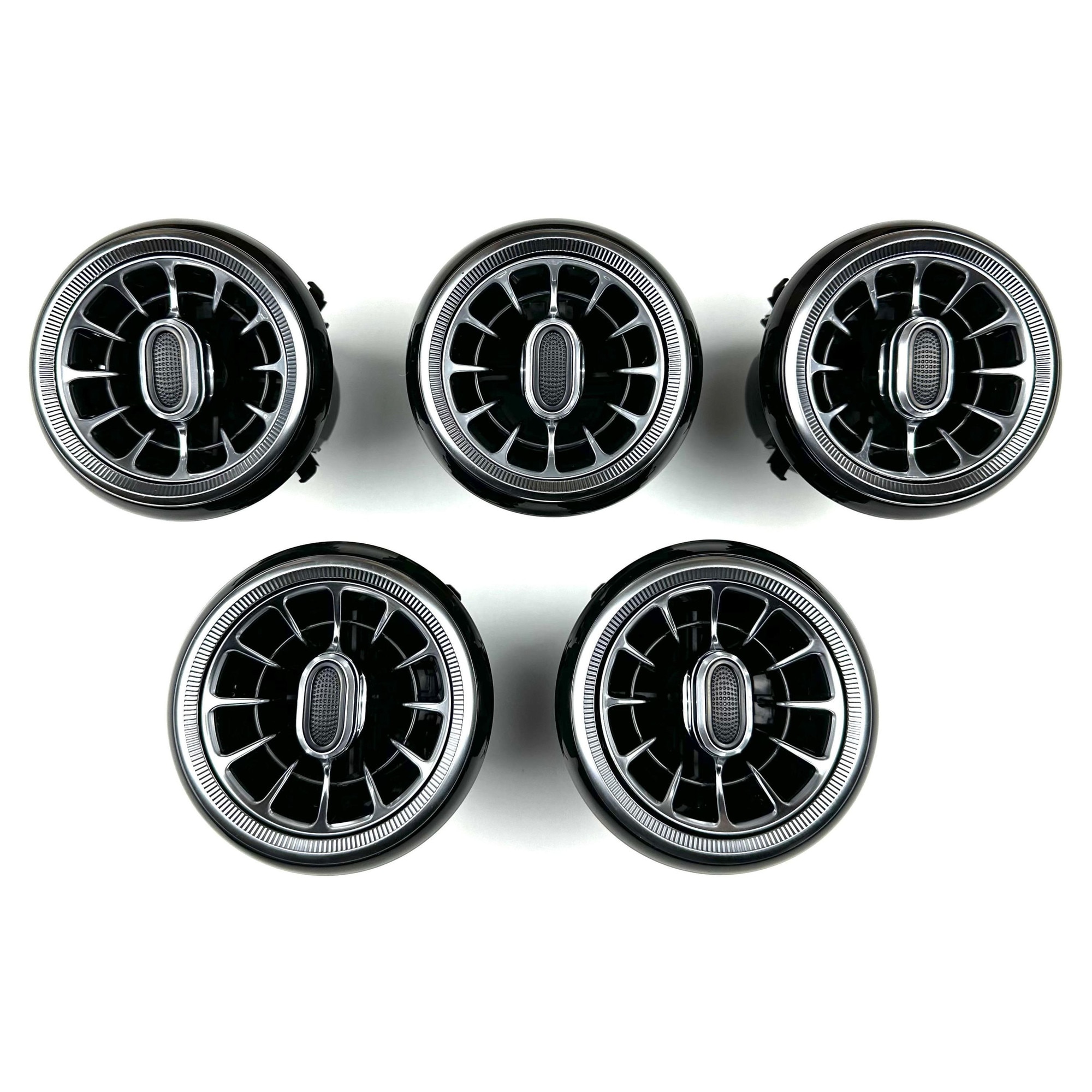 Set grile ventilatie cu Lumina Ambientala 64 Culori RGB dedicate