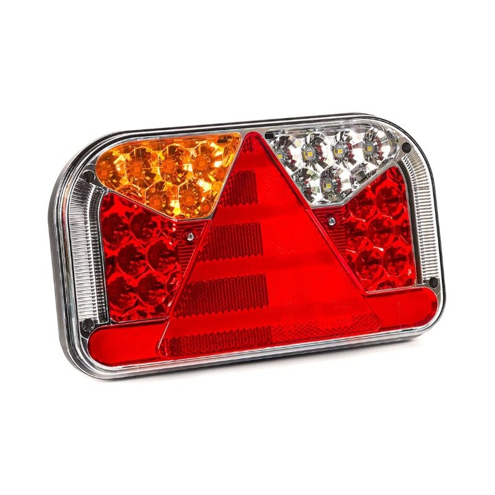 Lampa stop 240x140, LED, 5 functii, cu ceata, cu mufa 5 pini, stanga, FT-170 L NT SPKPM Bajonet Fristom