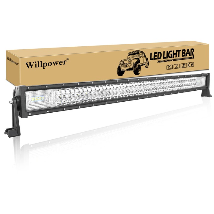 Bara Lumini LED Off-Road, Impermeabila, 540W, 12V-24V, Willpower