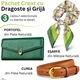 Set cadou pentru femei, 3 Produse premium, CADONIQUE®, Portofel lung din piele naturala, Curea din piele naturala, Esarfa din matase, Ambalate in cutie eleganta exceptionala, Ideie cadouri ideale pentru dama, ea, mama, iubita, sotie, nasa, Verde/Maro