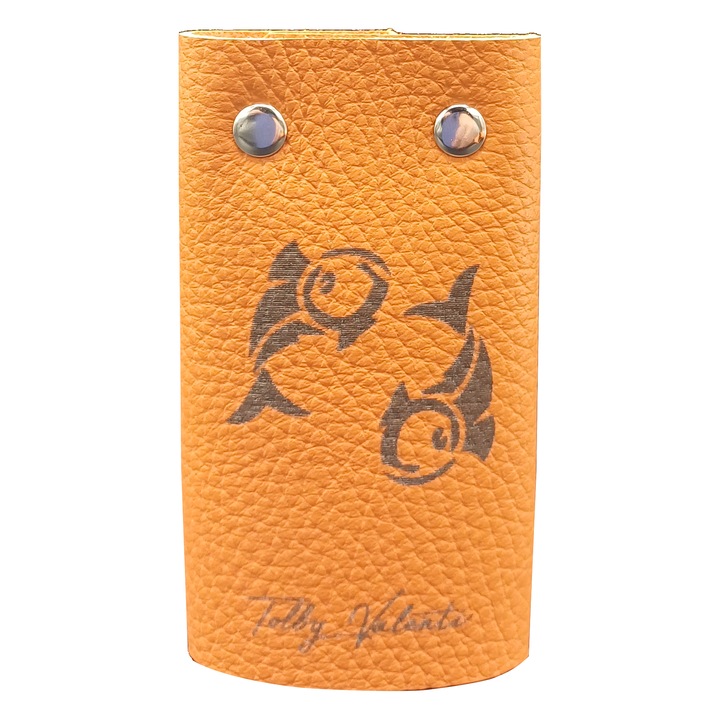 Port Chei din Piele Naturala Zodia Pesti, 11 x 6, 5 x 3cm