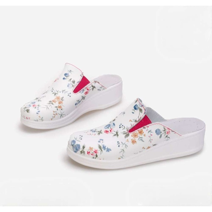 Saboti Medicali, SANITAL LIGHT, piele naturală, antiderapant, mărimea 36