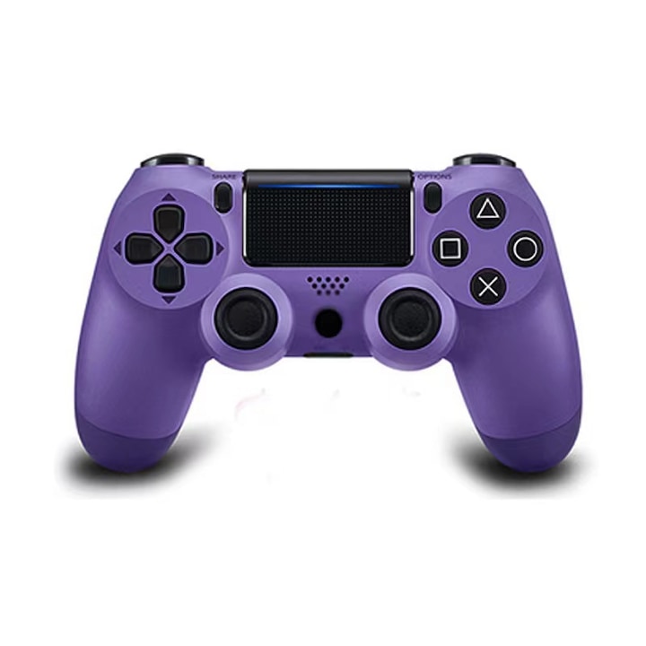 XINLONGDIANZI vezeték nélküli kontroller PS4/PS4 Slim/PS4 Pro konzolhoz - dupla rezgésű joystick, hat tengelyes érzékelő, lila
