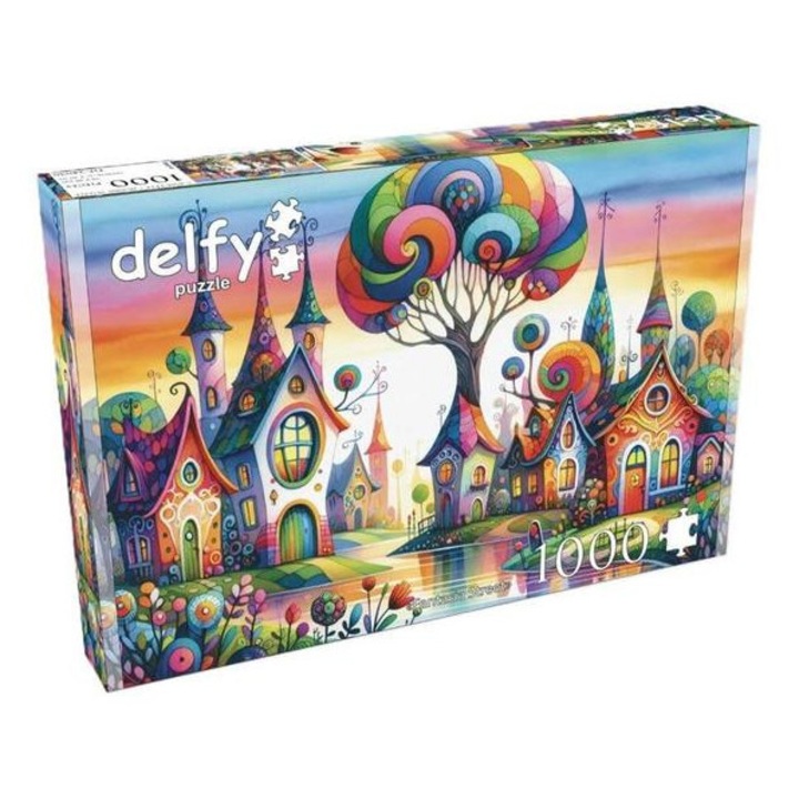 Puzzle Delfy 1000 piese - Strada fanteziei (DE-24030)