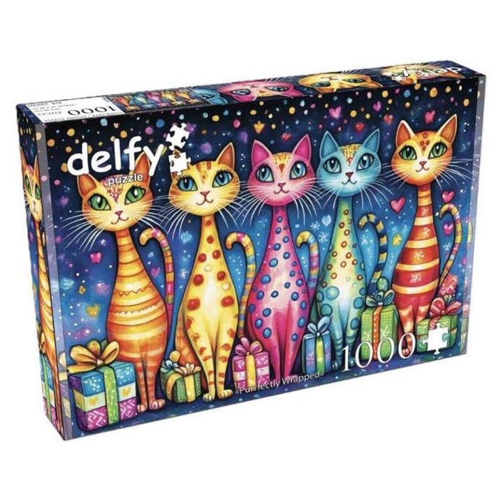 Delfy puzzle 1000 piese - Ambalat perfect (DE-25020)