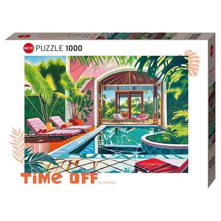 Heye 1000 db-os puzzle - Time Off - Pool Position (30110)