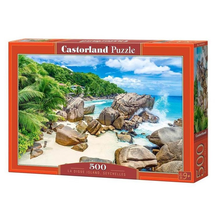 Castorland 500 части пъзел - остров Ла Диг, Сейшели (B-54251)
