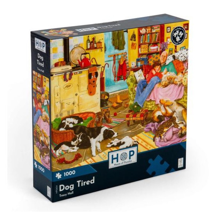 House of Puzzles 1000 db-os puzzle - Dog Tired (0634)