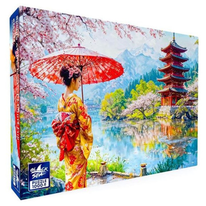 Black Sea 1000 db-os puzzle - Spring at the Foot of Mount Fuji (BS82524)