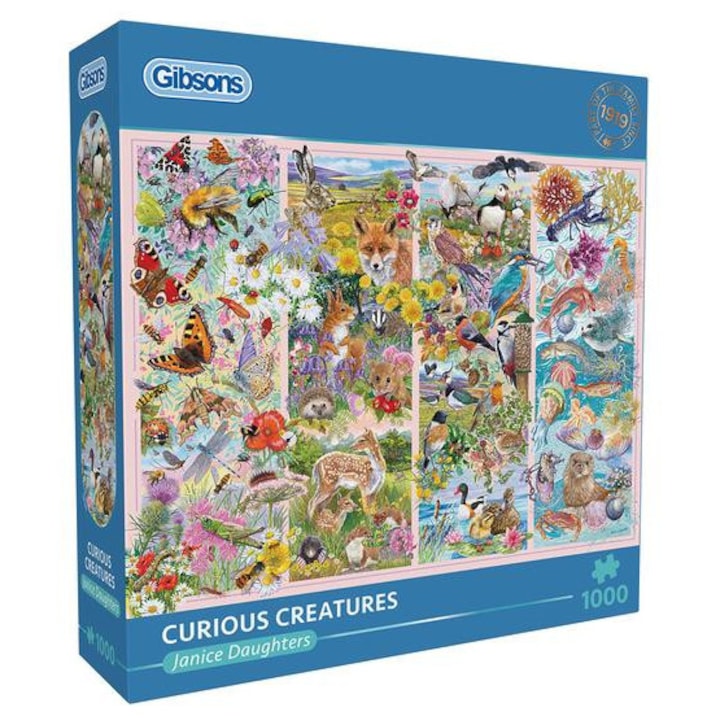 Gibsons 1000 db-os puzzle - Curious Creatures (6381)