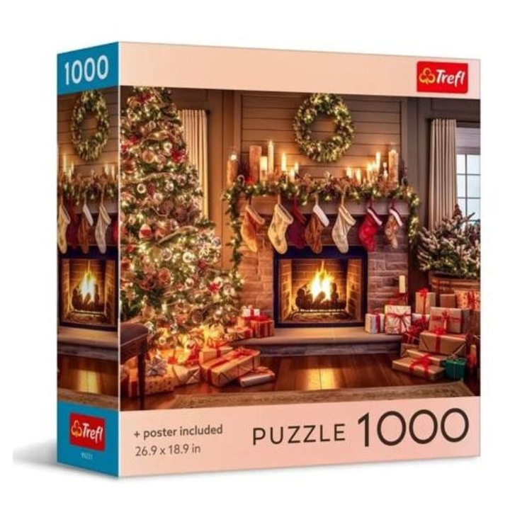 Trefl puzzle 1000 piese - Atmosferă de Crăciun (99231)