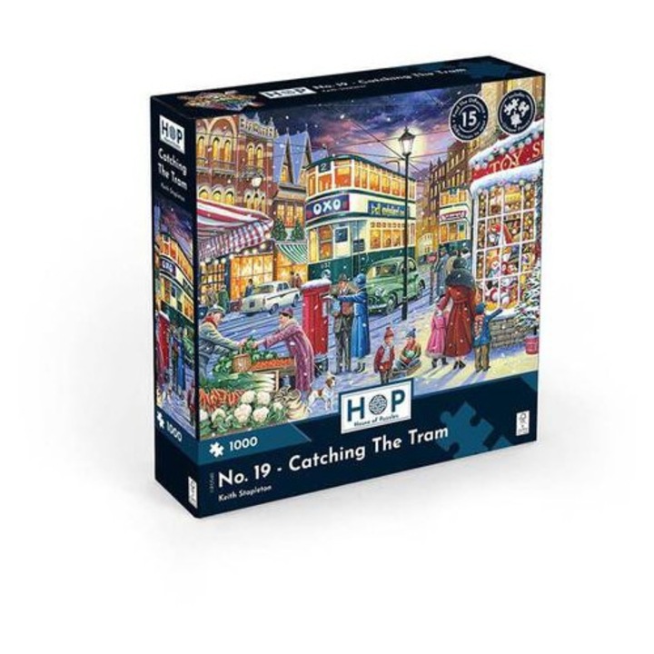 House of Puzzles 1000 db-os puzzle - Catching The Tram (0548)
