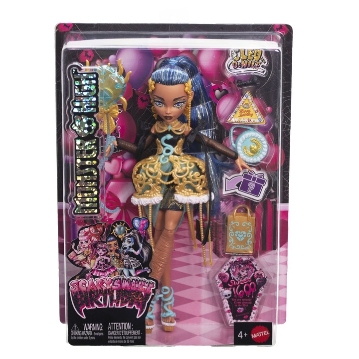 Papusa Monster High Scary Sweet Birthday - Cleo de Nile