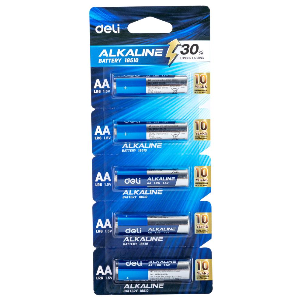 Baterii R6(AA) alcaline Deli, blister 1 buc - eMAG.ro