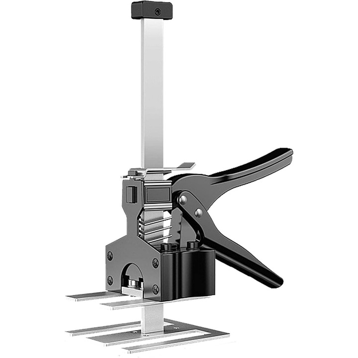 Регулируем механизъм за височина на керамични плочки, 10.5x9.6x29см, максимален капацитет 170кг, ергономична дръжка