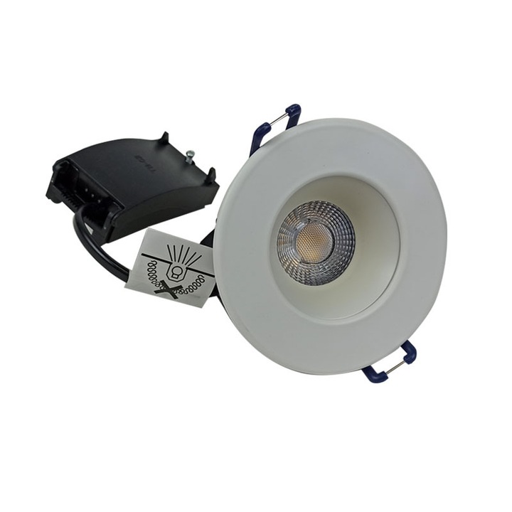 Spot LED, incastrat, 9W, alb, 30mm, 450 lumeni, IP44