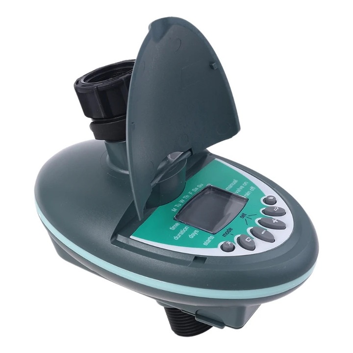 Автоматичен програматор за поливане, зелен, 5-99 часа