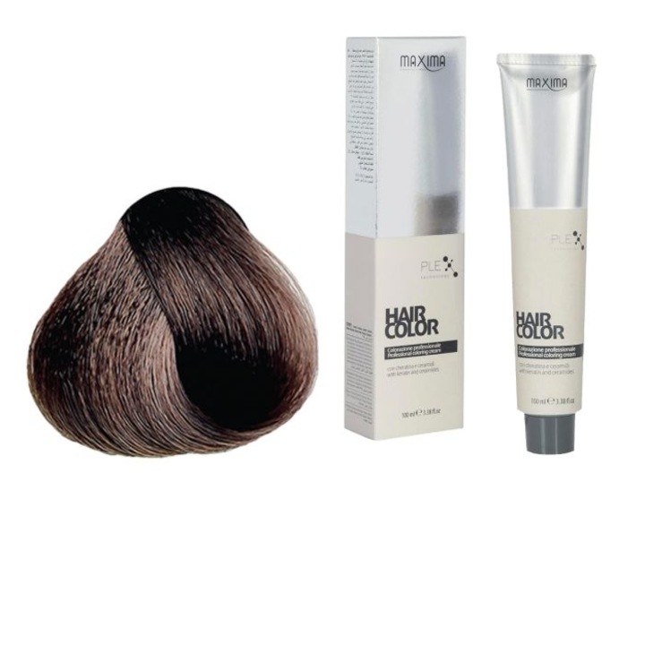 Vopsea profesională de păr Maxima, 6.7 Blond nisipiu, 100ml