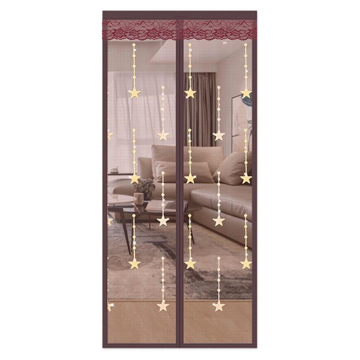 Plasa de tantari pentru usa de balcon, 80x200cm, montare adeziva, fara gaurire