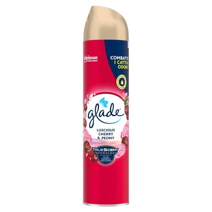 Odorizant spray pentru camera Glade Cherry & Peony, 300 ml