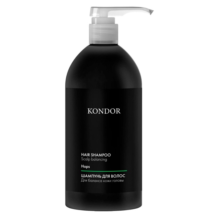 Şampon pentru bărbați, Kondor, 750ml, cu extract de hamei, toate tipurile de păr