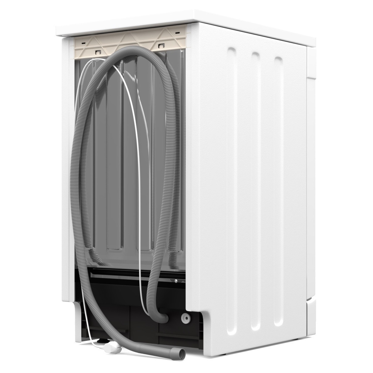 Masina de spalat vase, Hyundai HDW19-4560/W, Latime 45 cm, 10 seturi, 6 programe, tabel de control in greaca, Clasa E, Alb