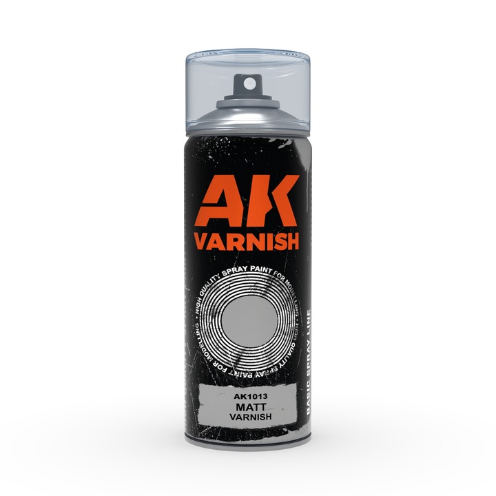 AK1013 Matt Lakk Spray, AK Interactive, 400ml, átlátszó