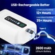 Pompa de aer pentru acvariu, Bedee®, 48 GPH/3.0 LPM, Pompa de oxigen reincarcabila cu doua moduri, Pana la 60 de galoane, moduri de alimentare duala, 2600mAh