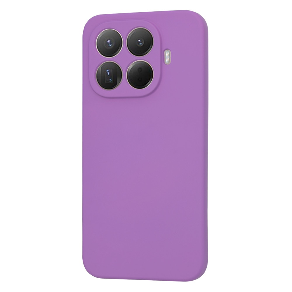 Husa pentru Xiaomi 15T Pro, SKYDDAR INNOVATION, din Silicon Catifelat, SoftElegance, set cu sticker, Mov