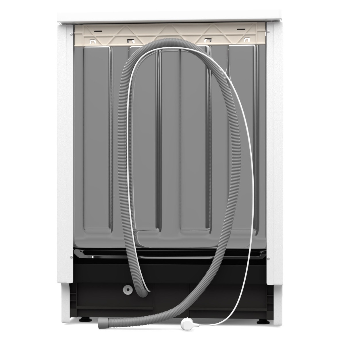 Masina de spalat vase, Hyundai HDW19-6060/W, Latime 60 cm, 12 seturi, 6 programe, tabel de control in greaca, Clasa E, Alb