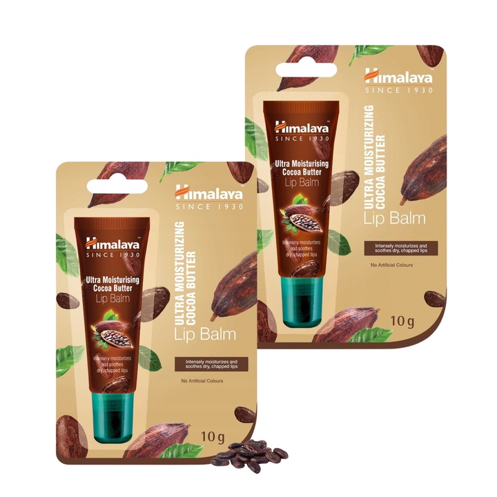 Set 3x Himalaya Ajakbalzsam, Hidratáló, Áttetsző, 3x10g