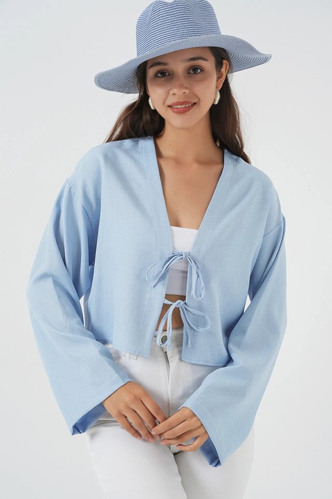 Kimonou, Big Dart, Viscose, 39412, Albastru