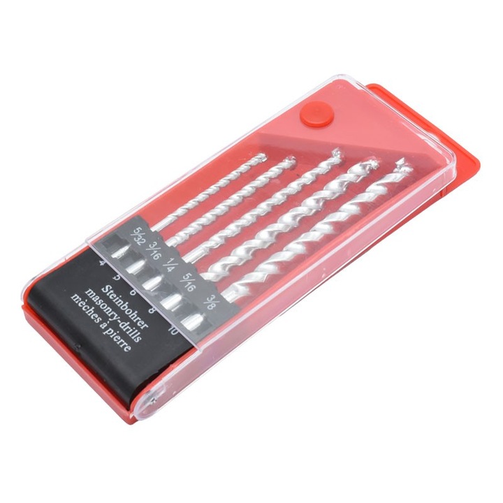 Set burghie beton spirale vidia 5 bucati profesional