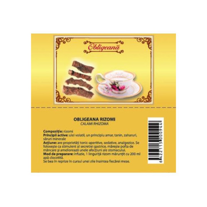 Ceai Obligeana Cyani, 50g, 100% natural, suport imunitar, sănătate digestivă