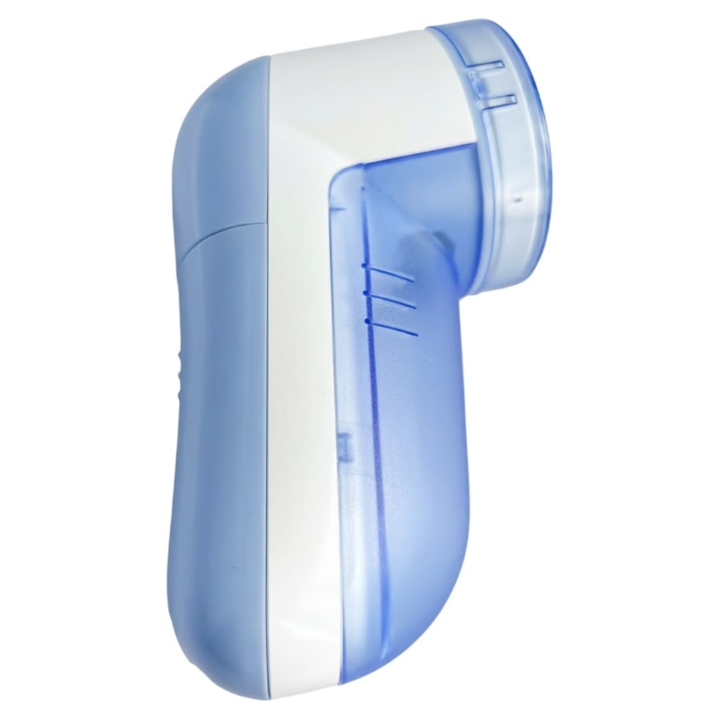 Aparat de curatat scame, 3 W putere, 200 g greutate, 2 ore functionare pe baterii