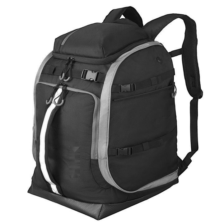 Geanta pentru clapari/ghete de schi si boots snowboard, Rucsac, Capacitate 55 L, Impermeabil, Material Oxford, De Calatorie, Negru