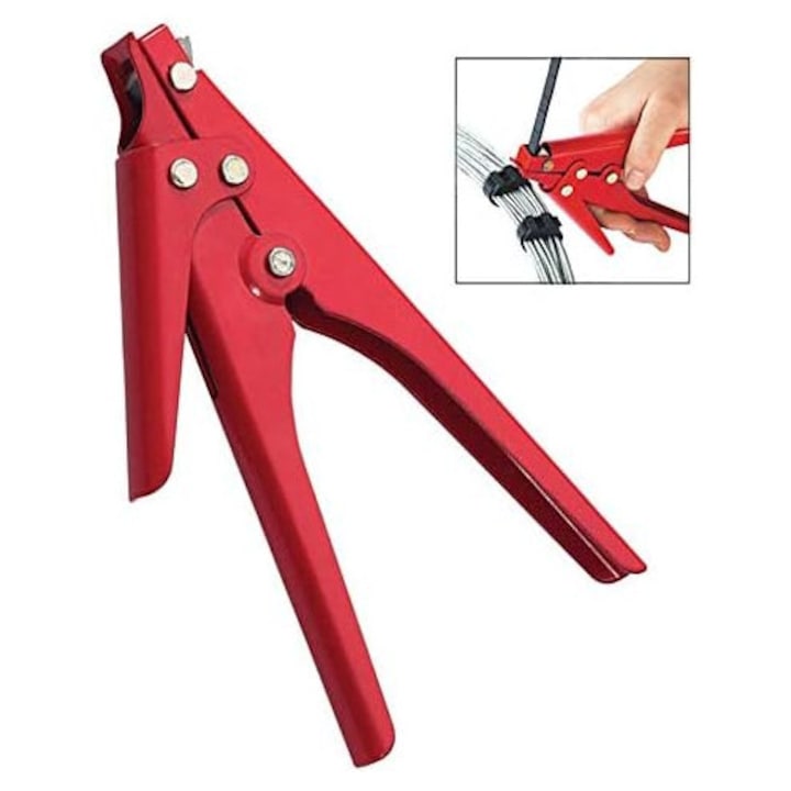 Клещи за рязане и стягане на кабели, метални, здрава конструкция, удобна дръжка