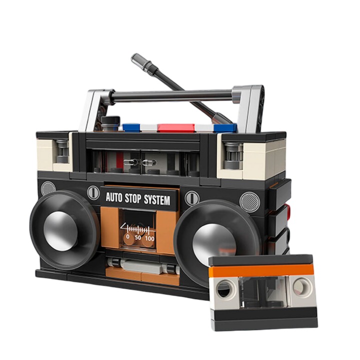 Puzzle 3D Madnesstoys Rádió magnó 228 darabos készlet