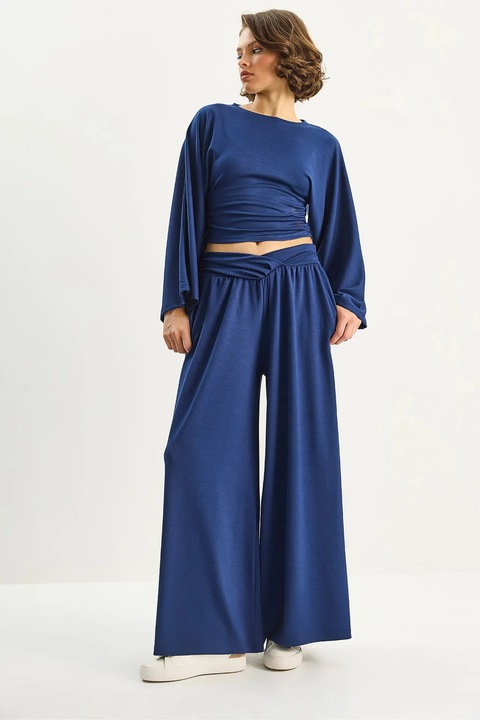 Compleu, Bianco Lucci, Bleumarin, doua piese, tricot