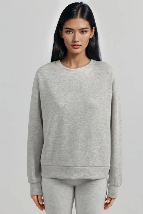 Hanorac de dama, Busem, gri deschis, modal