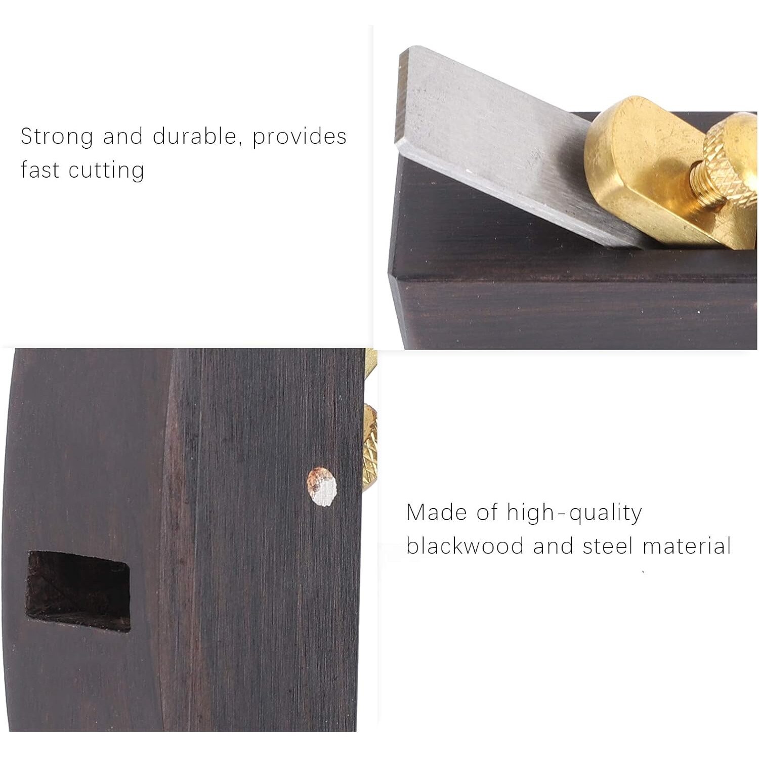Rindea Mini Mini Rindea pentru prelucrarea lemnului, 80x22x20mm, lama din otel de ...