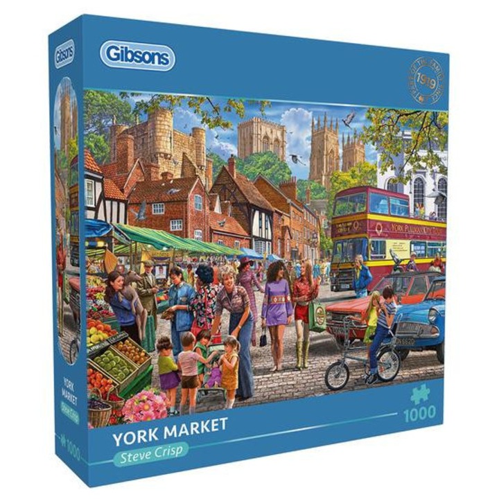 Gibsons 1000 db-os puzzle - York Market (6423)