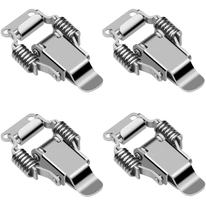 Set 4 incuietori din inox, 6x26mm, rezistente la rugina, pentru cutii si dulapuri