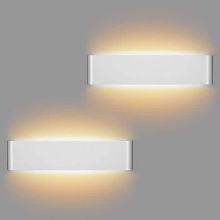 Aplica LED 36cm set 2 buc, alb, 14W, 3000K, pentru interior