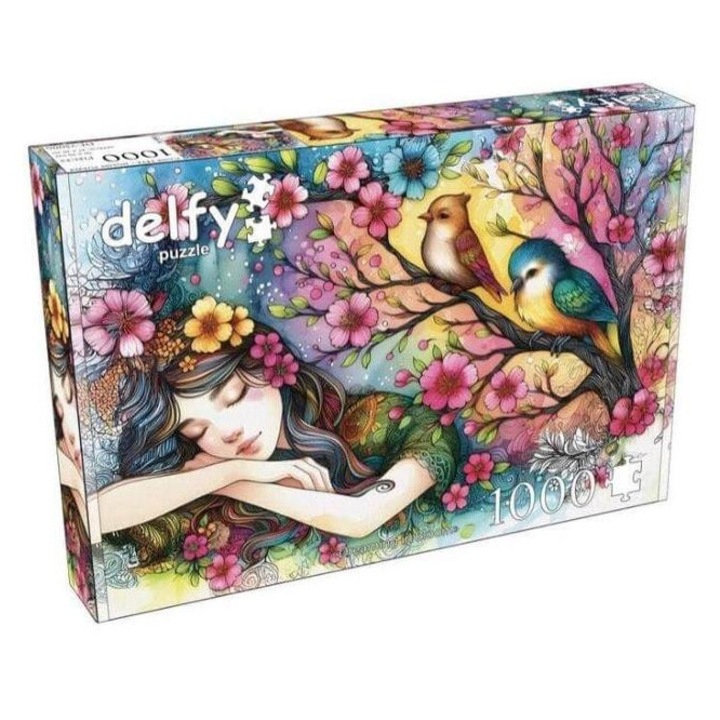 Delfy 1000 de piese puzzle - Visând în floare (DE-25006)